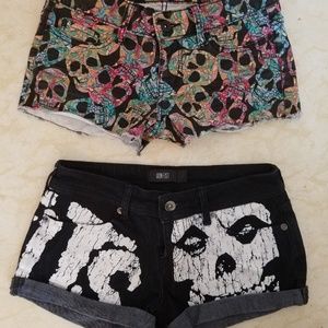 Iron Fist Misfits Shorts & Love Sick Skull Shorts